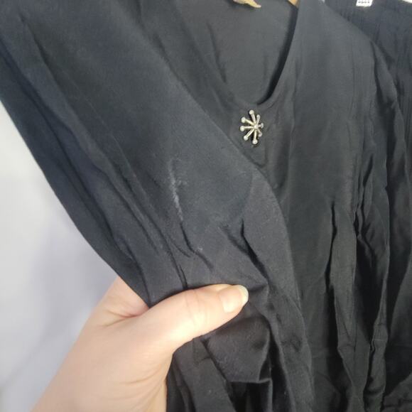 Double D Ranchwear- 2 piece boho set- Navy with embellishments- size Small/Med - Picture 13 of 16